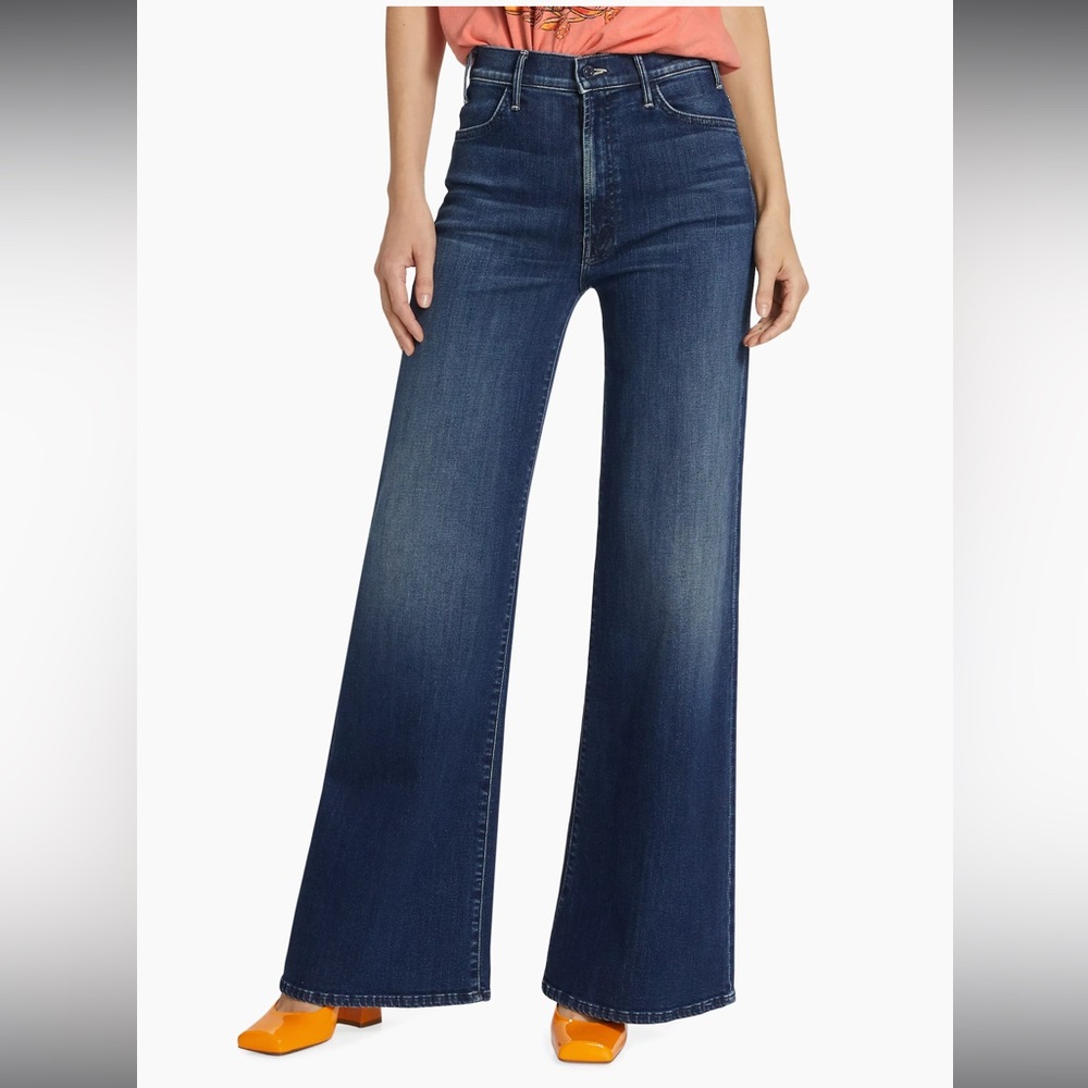 MOTHER Dark Blue Flare Jeans